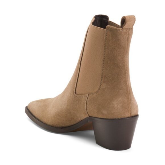 DUNE LONDON Sand Suede Pexas Ankle Booties - Picture 2 of 2